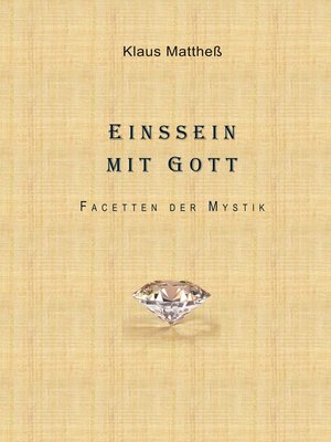 cover image of Einssein mit Gott